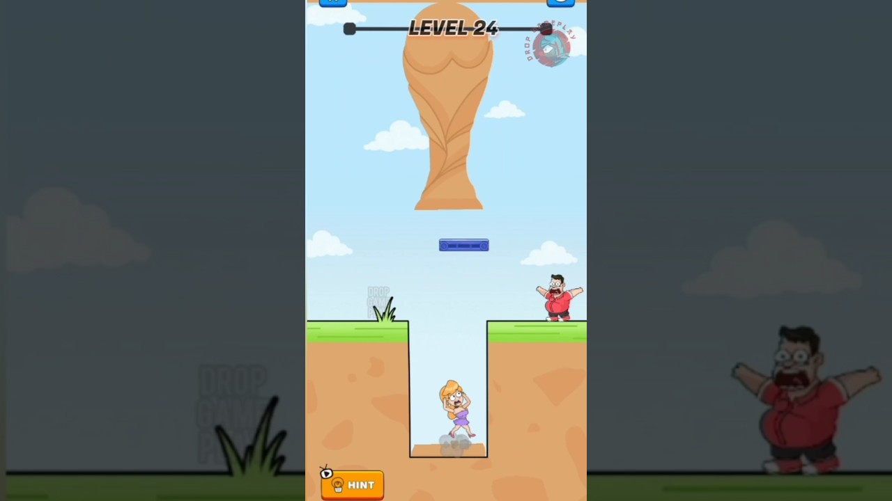 slice the bridge level 24 #slice  #youtubeshorts  #gaming #puzzle @DropGameplay228 @gaming ​