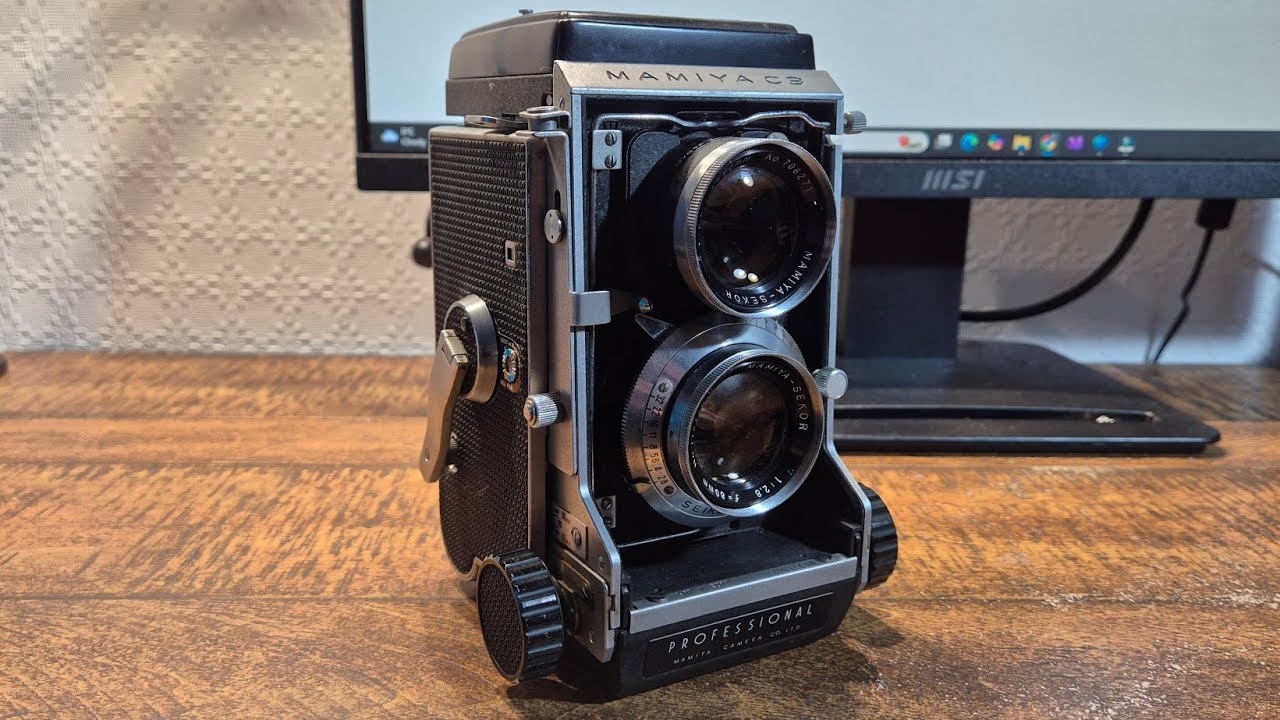 Como trocar a vedação de luz da Mamiya C3 (TLR)