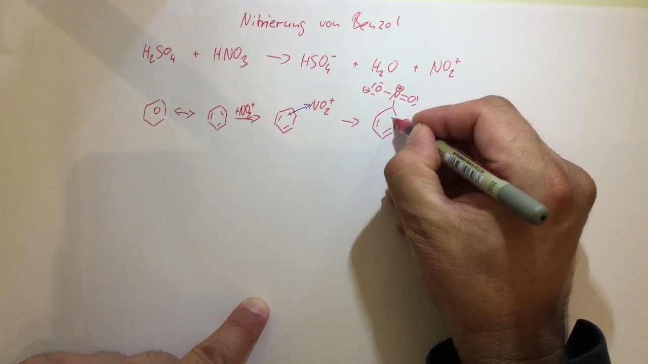 Nitrierung von Benzol