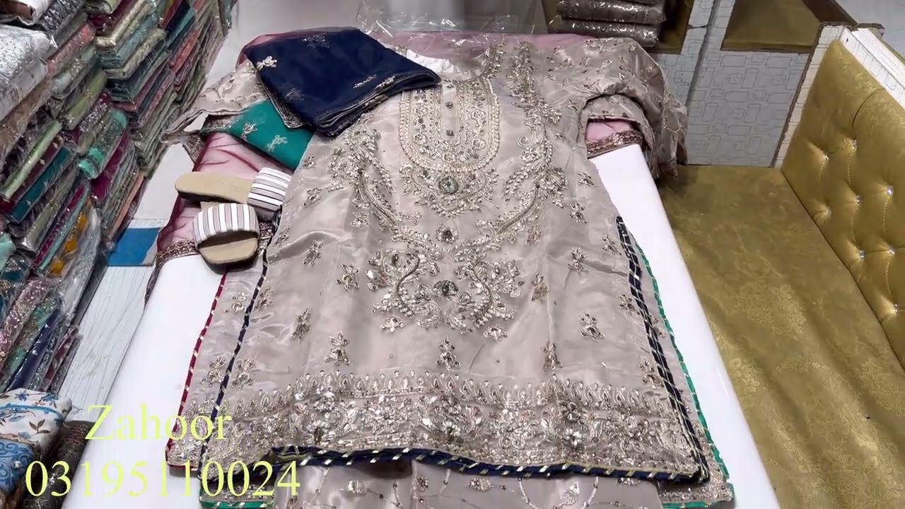 Rawalpindi Famous Ladies Dress 2026 | Flapper Shirt Heavy Hand Work Suit Price 8000