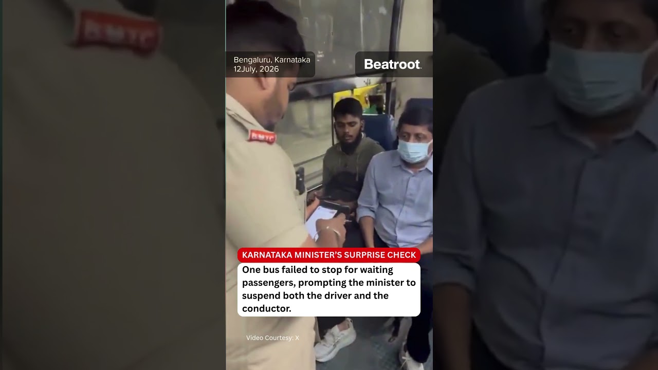 Karnataka Transport Minister went undercover to check Bengaluru's public transport system. #shorts