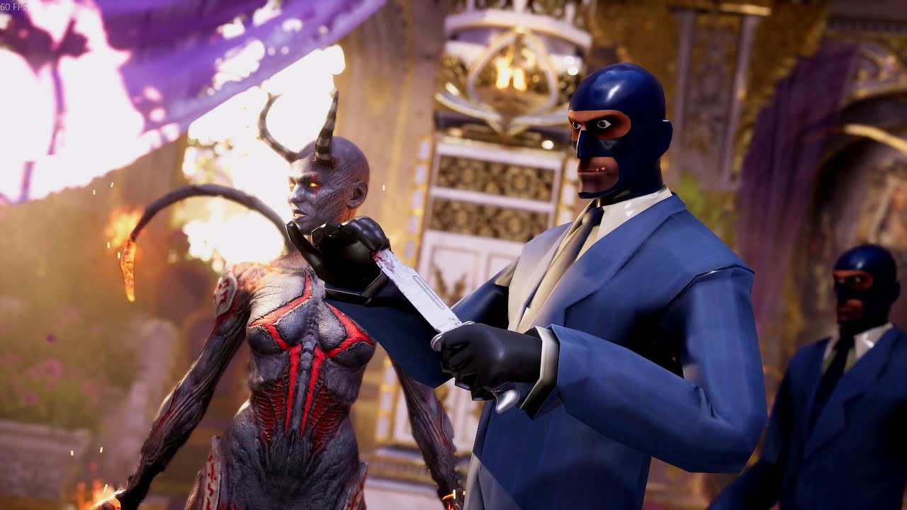 Spy - Team Fortress 2 (Ghostface) - Skin Mod Showcase - Mortal Kombat 1