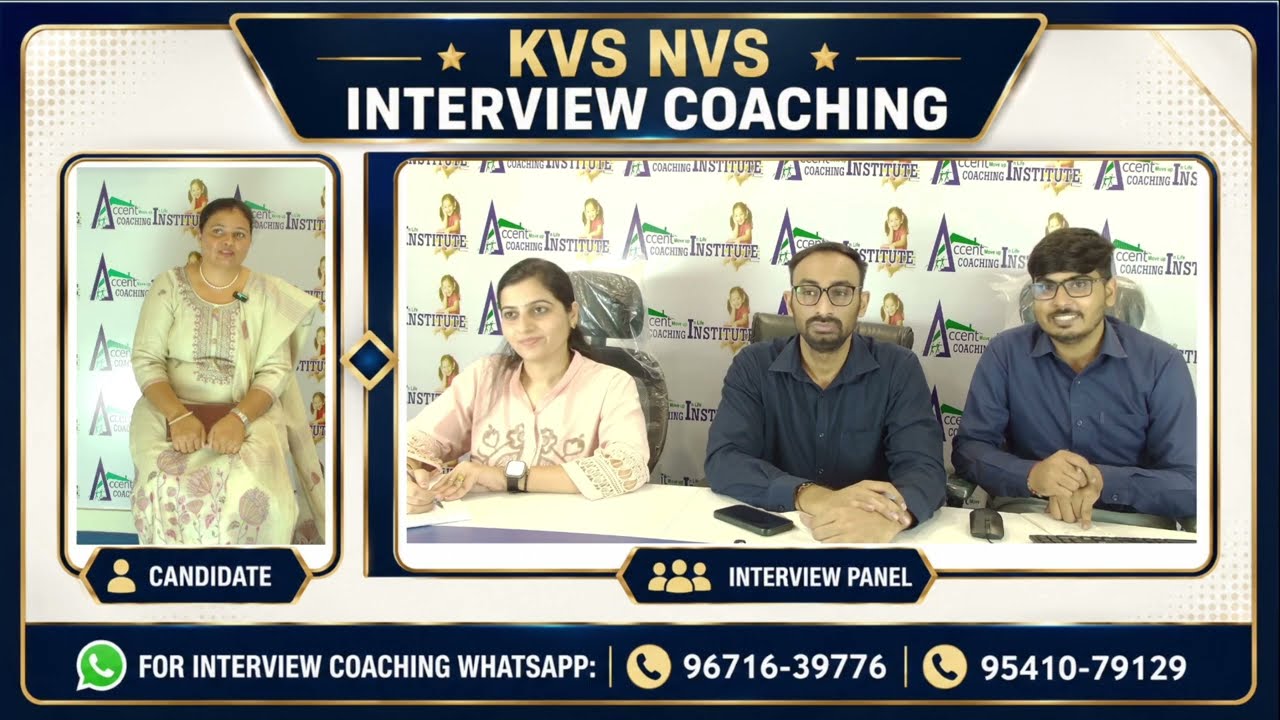 KVS NVS Mock Interview | KVS Interview Questions & Answers | KVS PGT Economics Mock | Koushalya
