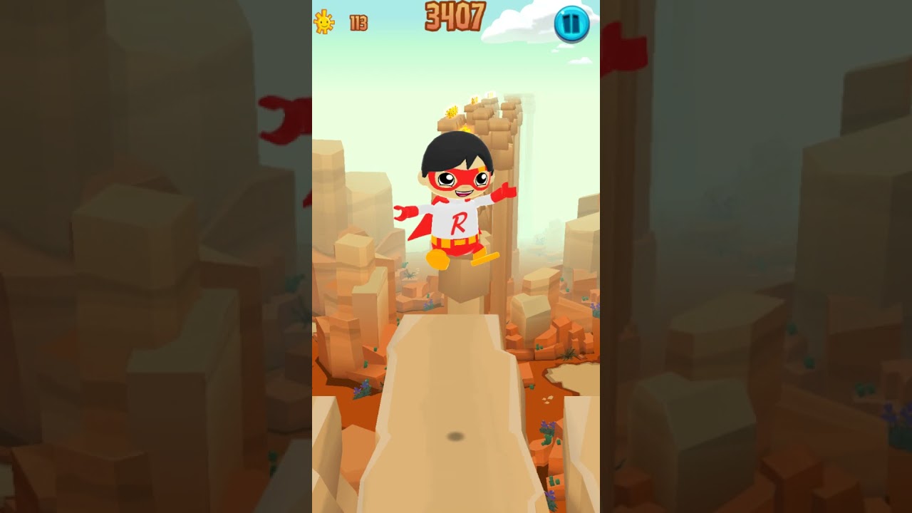 Tag with Ryan - Red & Blue Titan Ryan Epic Fails - Funny Android Gameplay