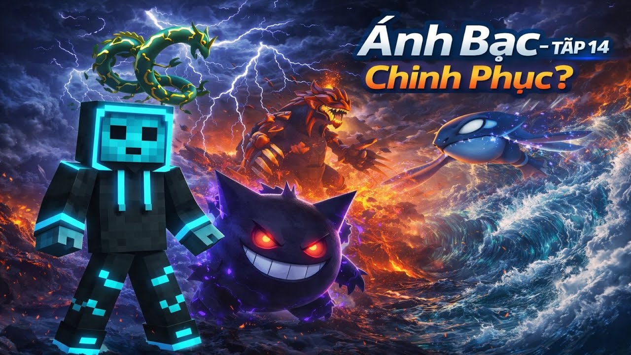 Tập 14: Đại Chiến Sa Mạc - Groudon ! |Minecraft Pixelmon Một Thời Huyền Thoại