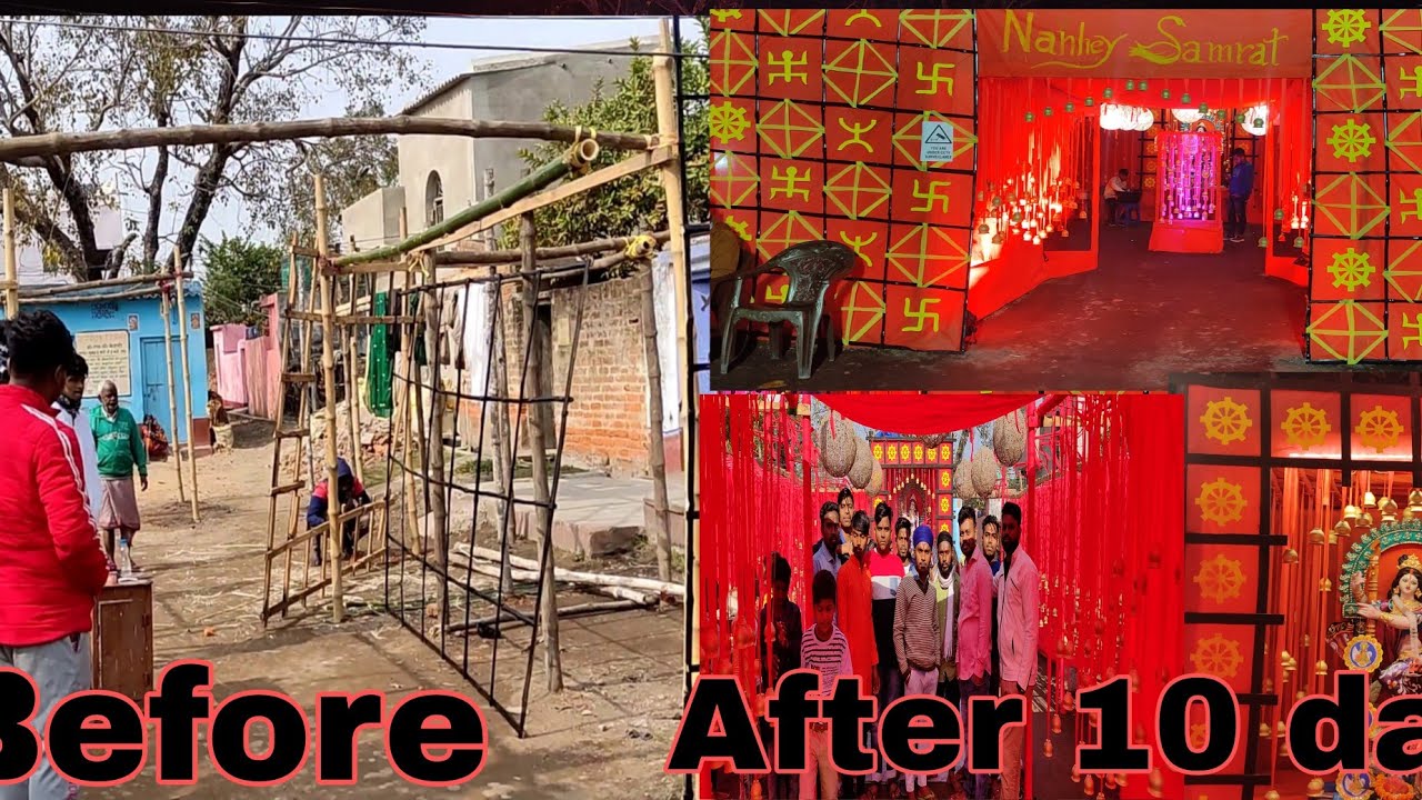 One of the unique creation by Nanhey Samrat group. Best Saraswati Puja pandal in Asansol- Durgapur.