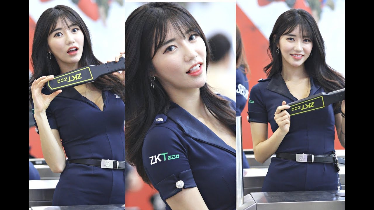 180316 레이싱모델  임솔아 4K  보안전 [zkteco]Fancam 직캠 by mook 묵