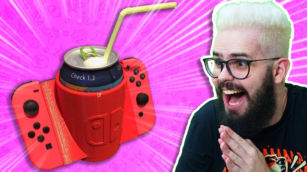 OS ACESSÓRIOS GENIAIS PARA O NINTENDO SWITCH! (FEITOS EM IMPRESSÃO 3D)