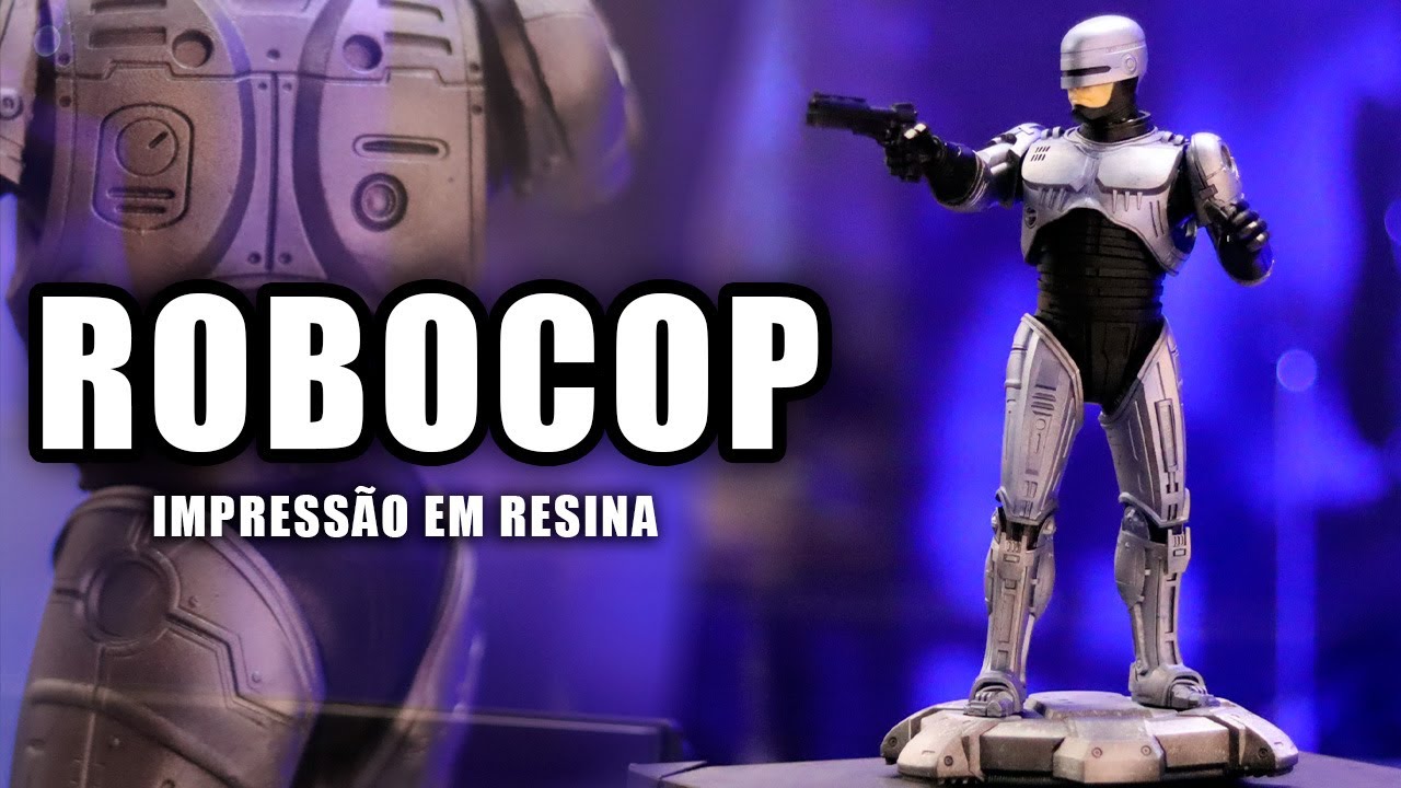 ROBOCOP 1987 - IMPRESSO EM RESINA