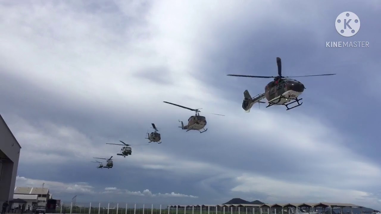ขบวนเฮลิคอปเตอร์ทหารเรือ Bell-212 EC645T2 S-76B SH-60Seahawk S-70B  Royal Thai Navy