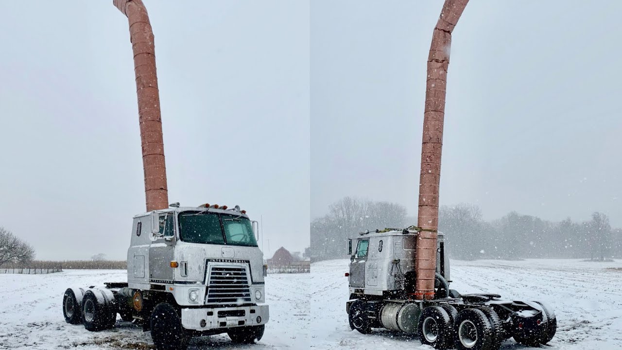 Самая высокая в мире стеклянная труба (38 футов) установлена ​​на FRANK the Cabover
