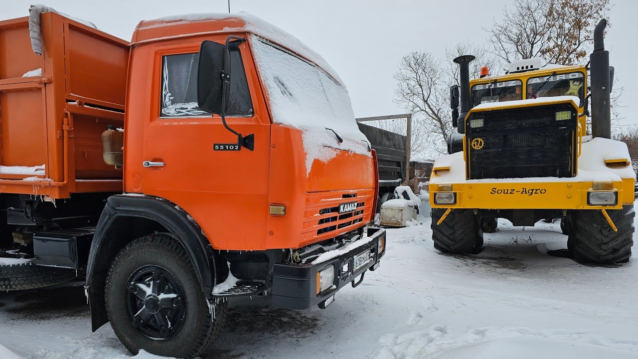 ЗАПУСК КАМАЗА ЗИМОЙ. СТАВЛЮ КАМАЗ НА ЗИМНЕЕ ХРАНЕНИЯ.