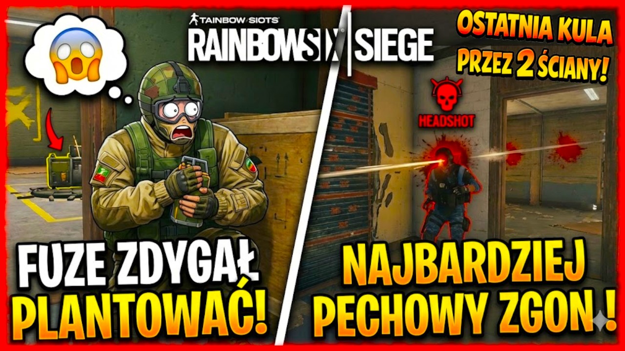 Rainbow Six Siege X #81 | FUZE ODDAŁ RUNDĘ BO BAŁ SIĘ PODŁOŻYĆ DEFUSER ! NAJBARDZIEJ PECHOWY ZGON !
