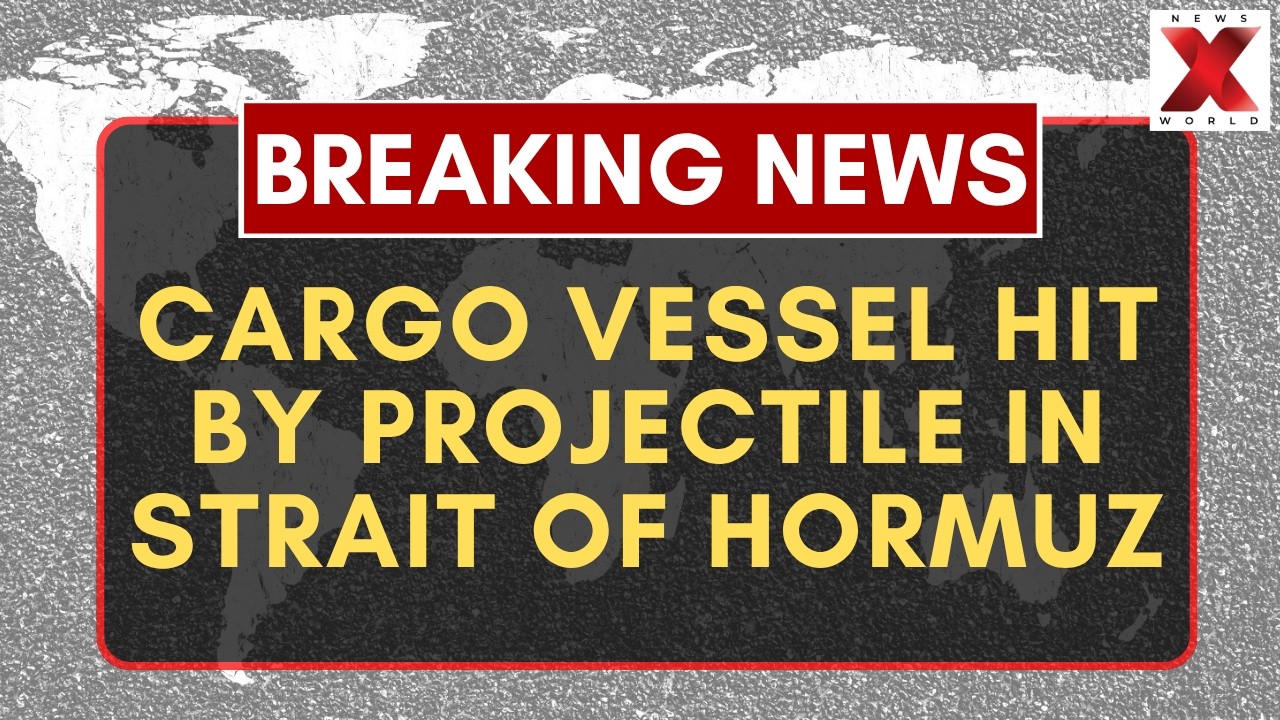 Cargo Ship Hit By Projectile In Strait Of Hormuz Security Scare | NewsX World