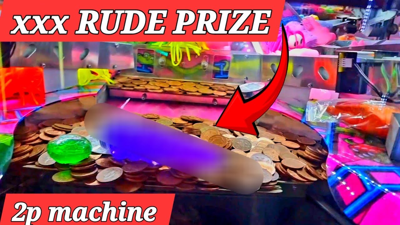 COULD THIS BE, RUDEST PRIZE EVER On 2 pence machines.holiday,claw machines,arcade,more videos WEAKLY