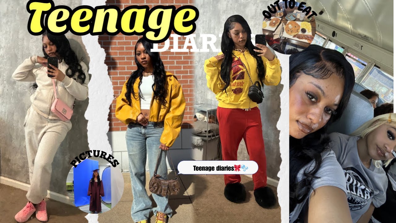 TEENAGE DIARIES 003|| Grwm,out to eat,senior rally,makeup,ratings,pictures,etc||Life as Nai