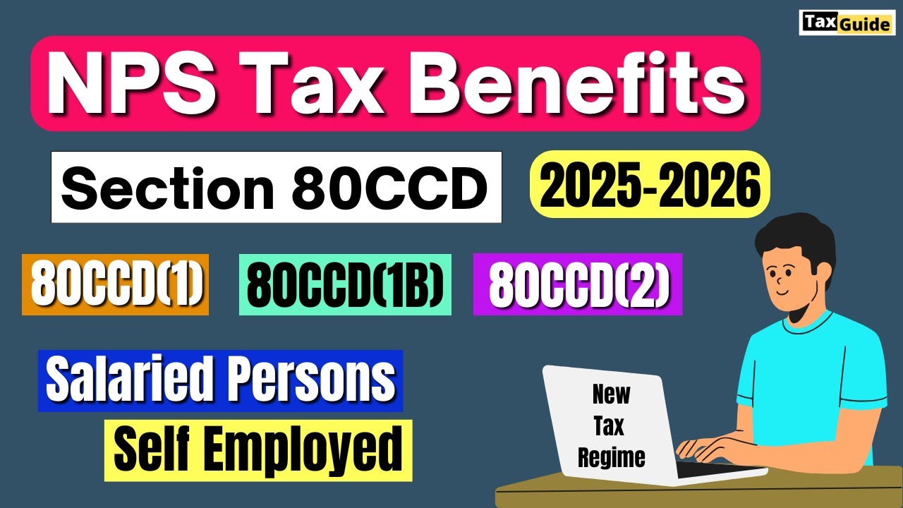 Section 80CCD(2) Employers Contribution in NPS | NPS Deduction New Tax Regime| Section 80CCD1 & (1B)