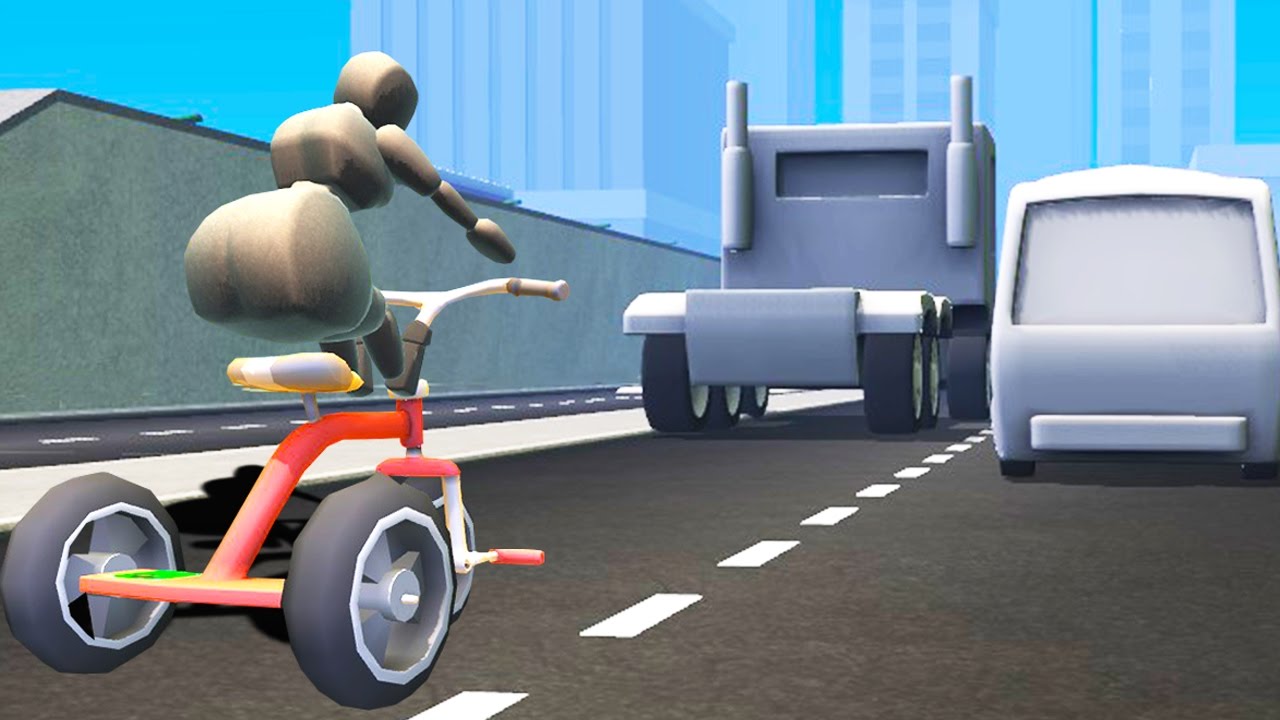 TRICYCLE ON THE HIGHWAY! (Turbo Dismount)