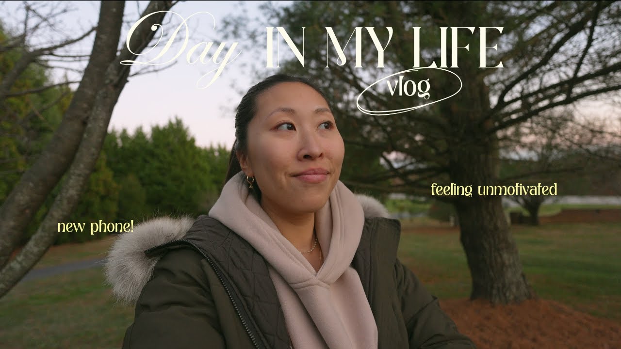 Feeling Unmotivated: An unfiltered *in real time* day in my life, slowing down