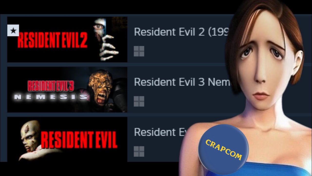 The Resident Evil Trilogy on Steam is Disappointing (Get it on GOG) 