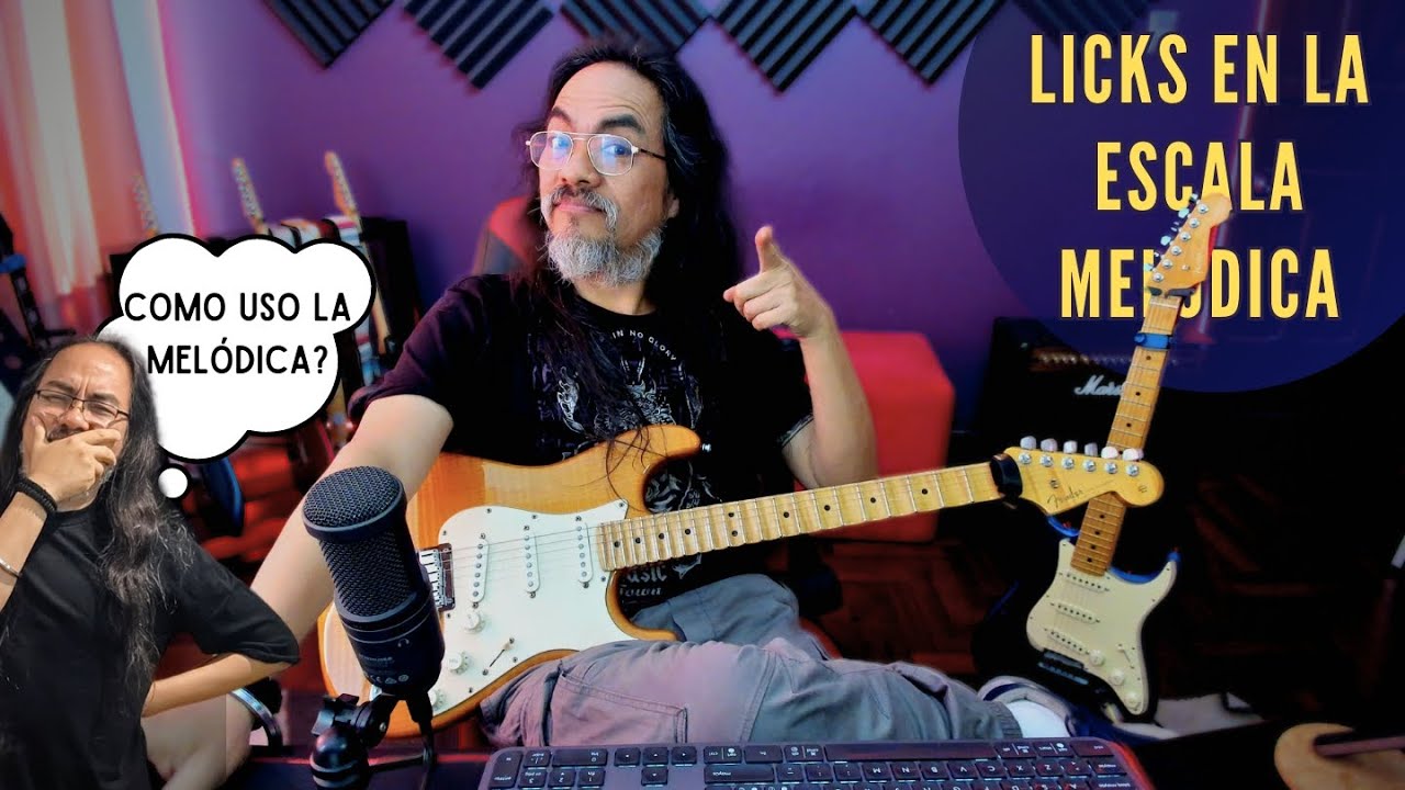 Escala Melódica: Licks para Solos de Rock y Metal Más Melódicos