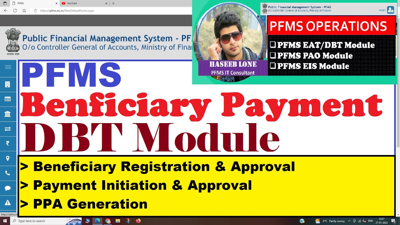How to make Beneficiary Payment on PFMS | DBT Payment |PFMS Full Training Part-4|