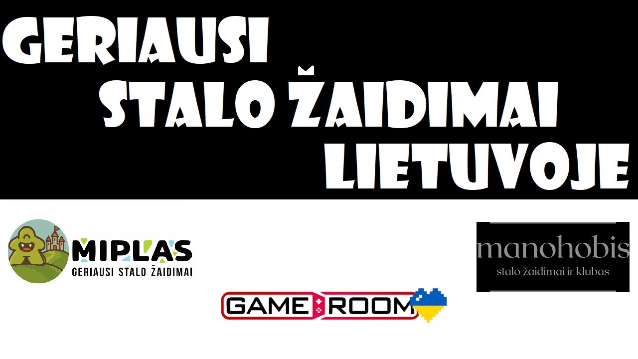 Geriausi stalo žaidimai Lietuvoje (akcijos, antras ketvirtis)