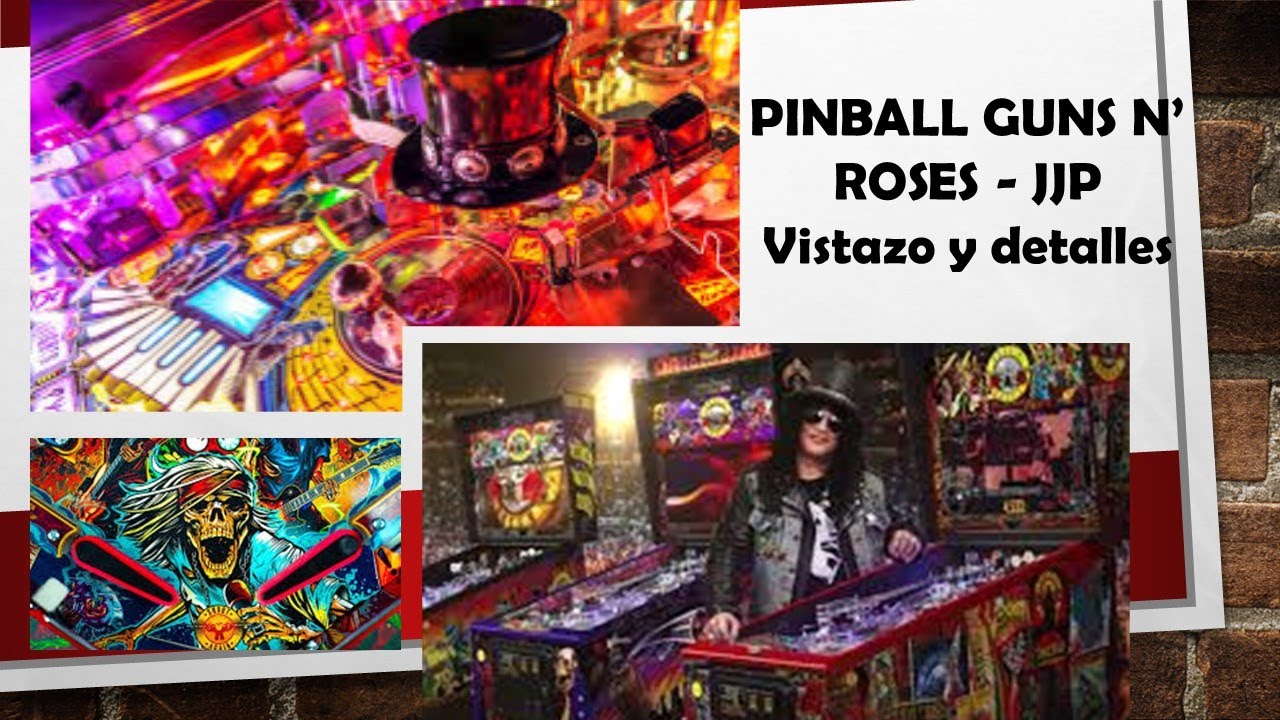 Pinball Guns N' Roses LE - JJP. Vídeo Vistazo y detalles