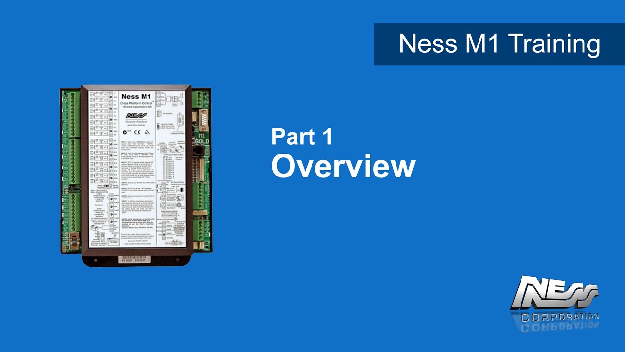 Part1   Ness M1 Training Overview
