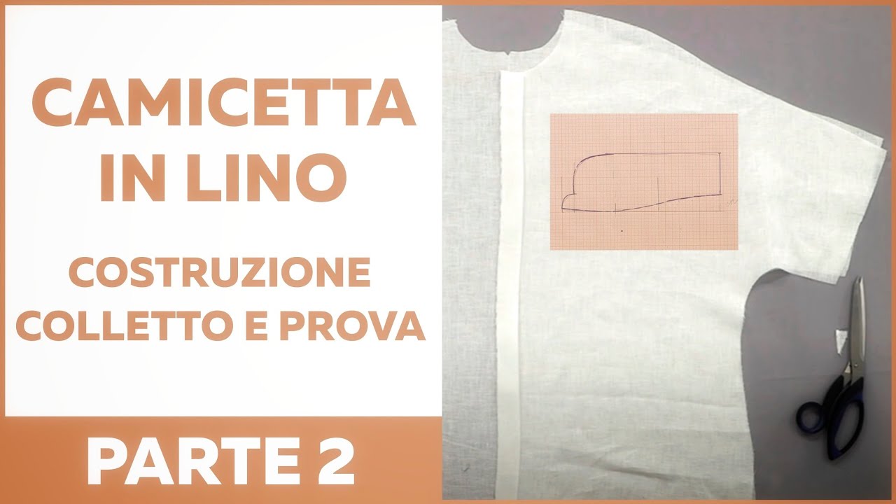 Camicetta in lino con maniche kimono. Costruzione colletto e prova. Risposta alle domande frequenti.