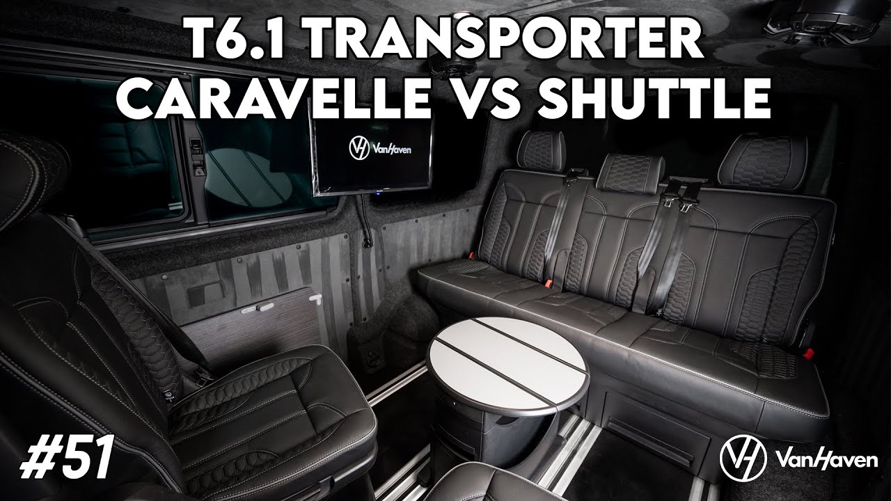 T6.1 TRANSPORTER CARAVELLE VS SHUTTLE CONVERSION || VAN HAVEN