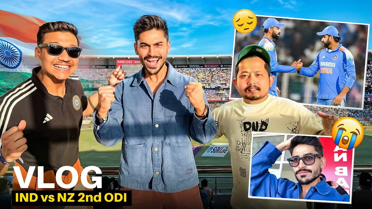 ROKO KO SATH MAI DEKH LIYA 😍 IND vs NZ ODI - VLOG 
