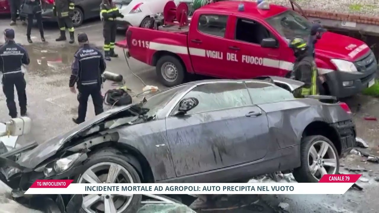 Incidente mortale ad Agropoli, auto precipita nel vuoto