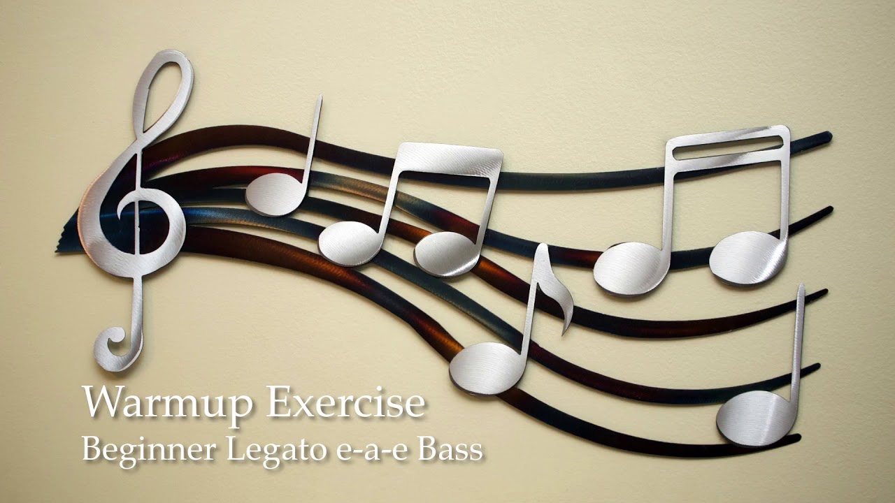 Warmup Exercise Beginner Legato e-a-e Bass