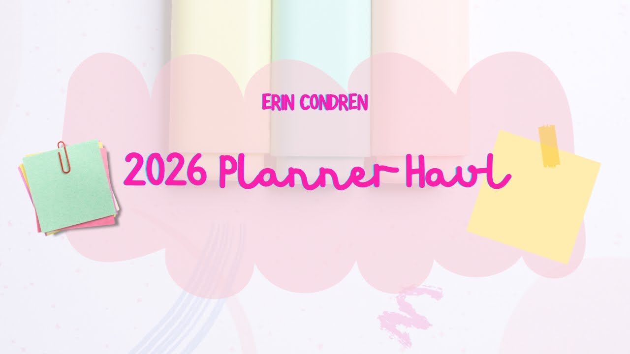 Unboxing My 2026 Erin Condren Planner ✨| Erin Condren Haul | Featuring Plan Sarah Plan Custom Order