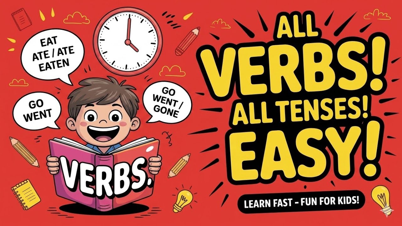 Form of verbs and Helping verbs Confusion clear | 12 Tenses easy practice|