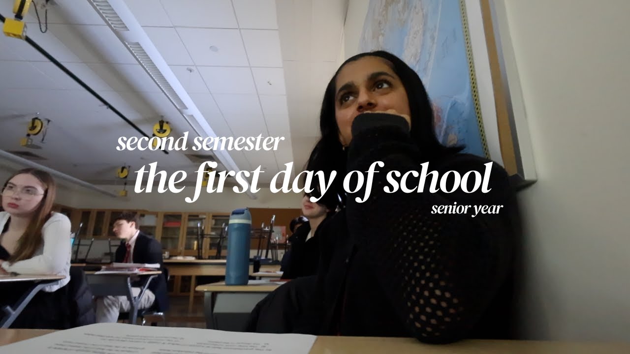 my last semester of high school: a few days