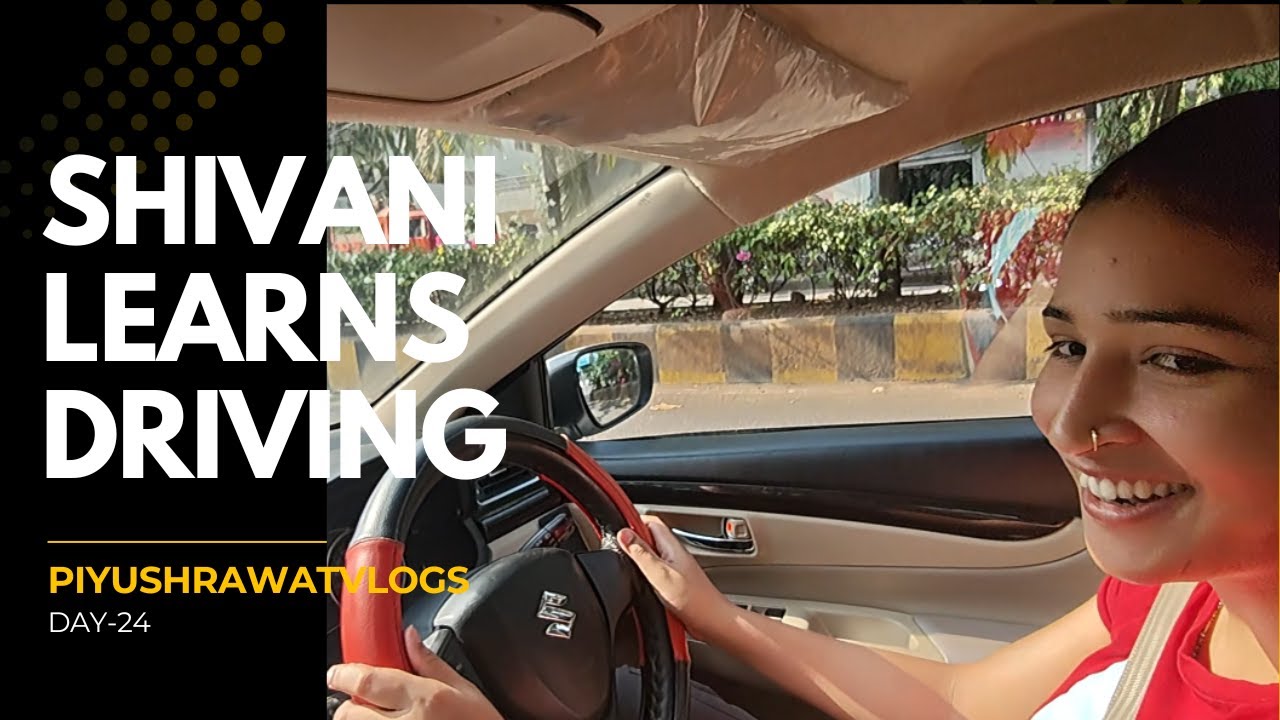 Shivani Learns Driving 🚗 | Husband as Driving Instructor 😄