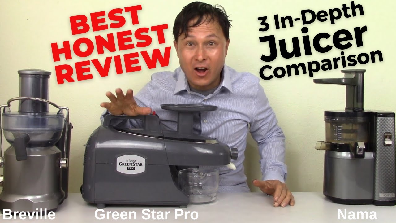 Best Honest In-Depth 3 Juicer Comparison🥕Nama Green Star Pro Breville Review