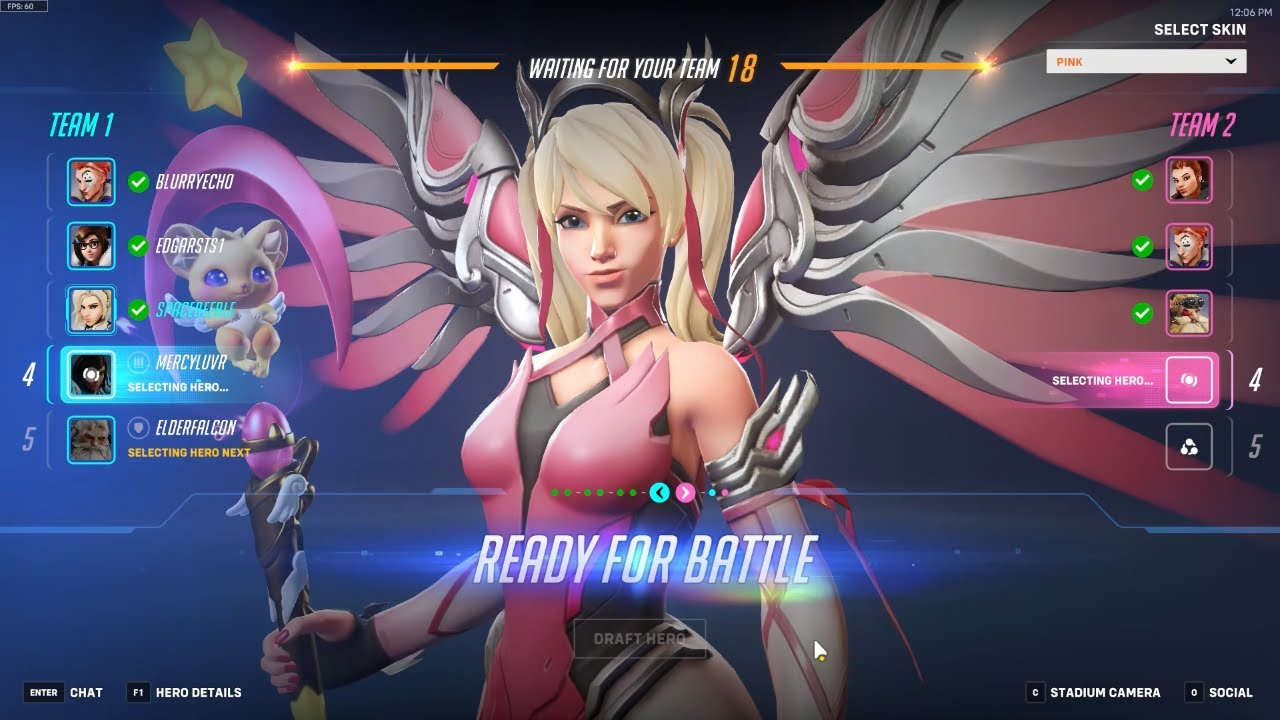 Overwatch 2 - Mercy Stadium Gameplay (No Commentary)