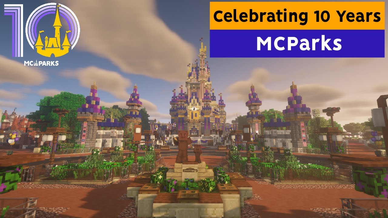 Celebrating 10 Years of MCParks | Minecraft Disney World