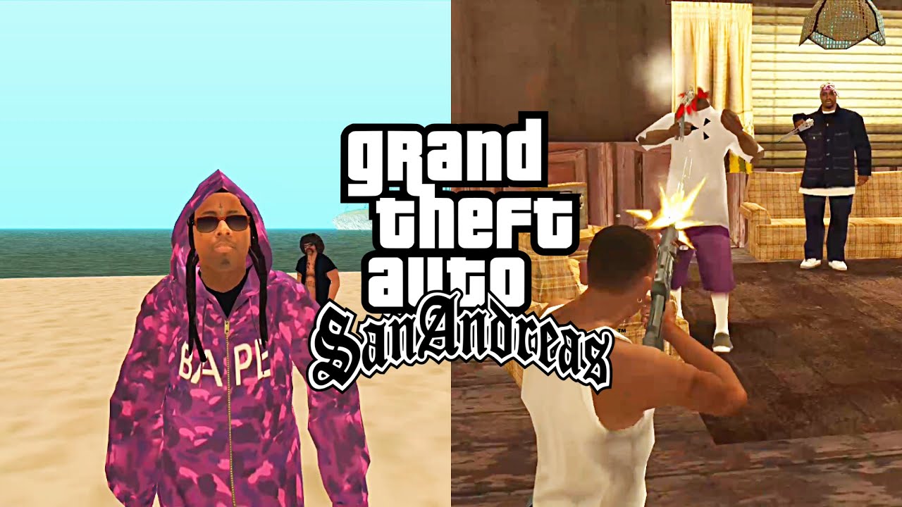 GTA San Andreas Gameplay - DYOM mission - Rappers Attempt & Save the Miss Johnson