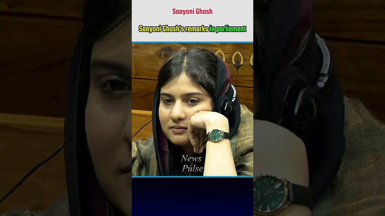Saayoni Ghosh's remarks in parliament | Saayoni Ghosh | #shorts