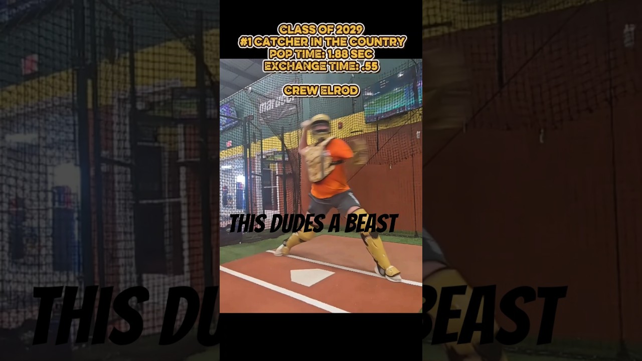 Whats Your PopTime? 🔥 #topprospect #baseballprospect #poptime #baseballtraining
