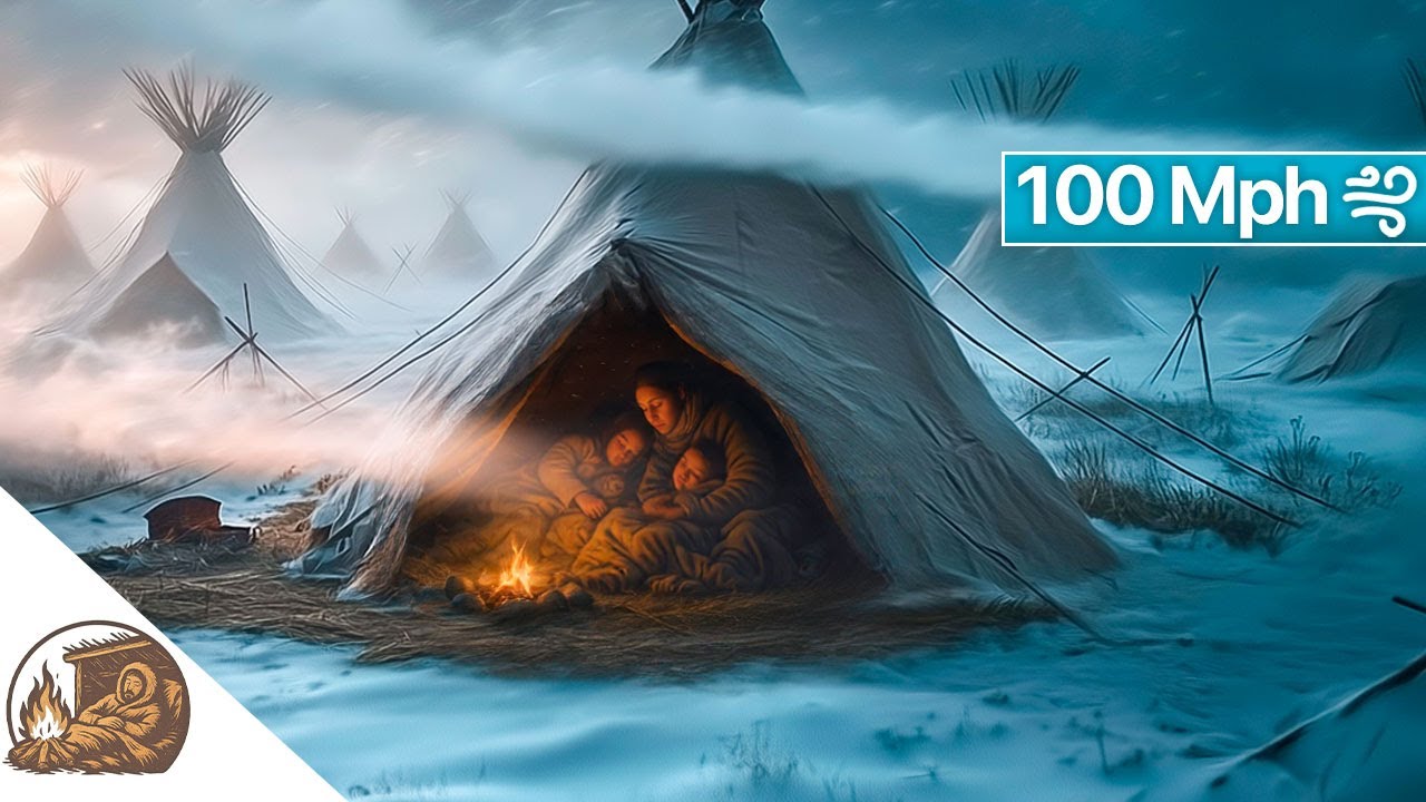How Native Americans Slept In Tipis In 100 Mph Wind | Documentary For Sleep