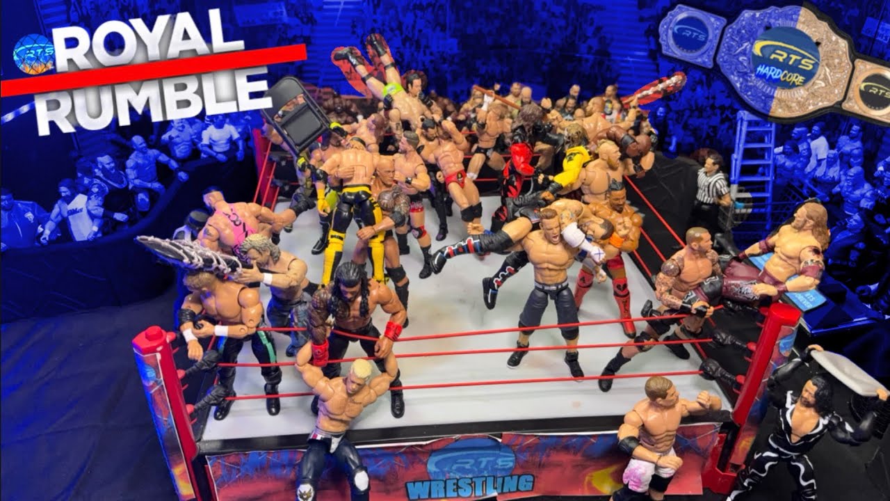Royal Rumble 2025 Action Figure Match - Hardcore Championship 
