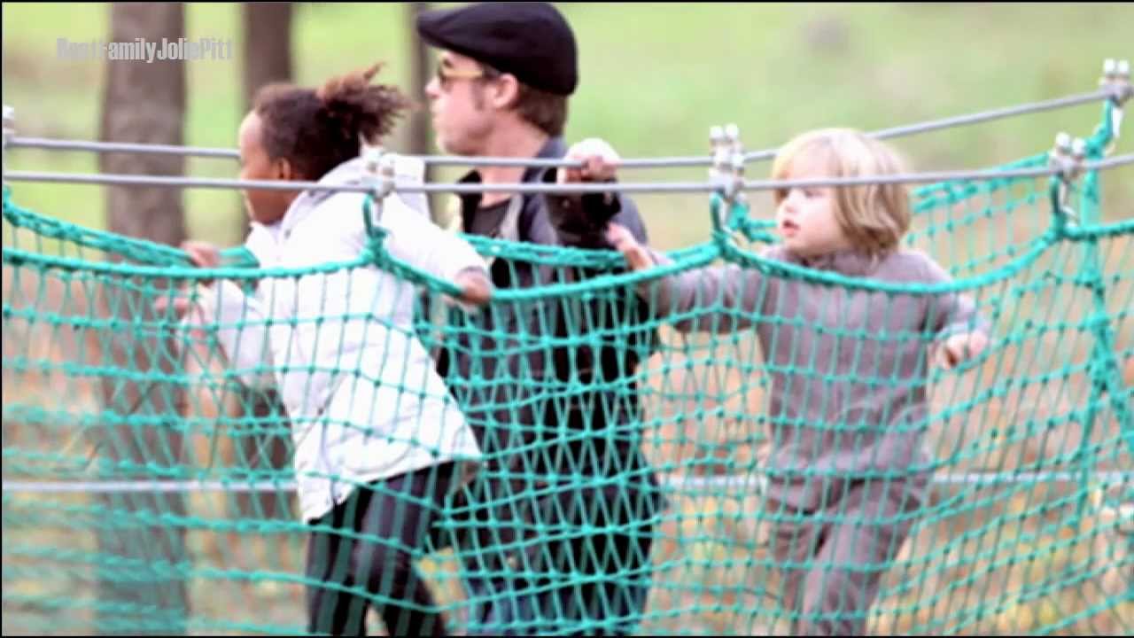 All photos: Jolie-Pitt Family in Budapest- Angelina, Brad and their 6 children