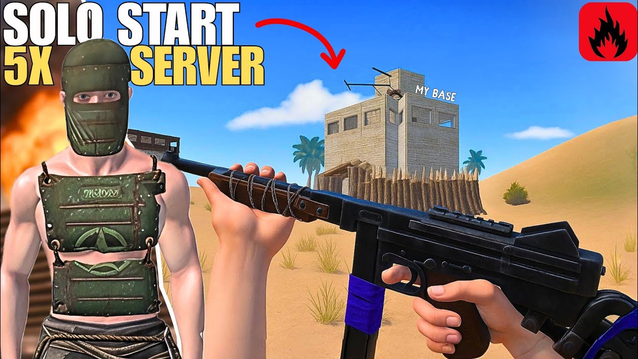 Solo Start on 5x Server - New Beta Update Part 1 | Oxide Survival Island #oxide #rust #оксайд