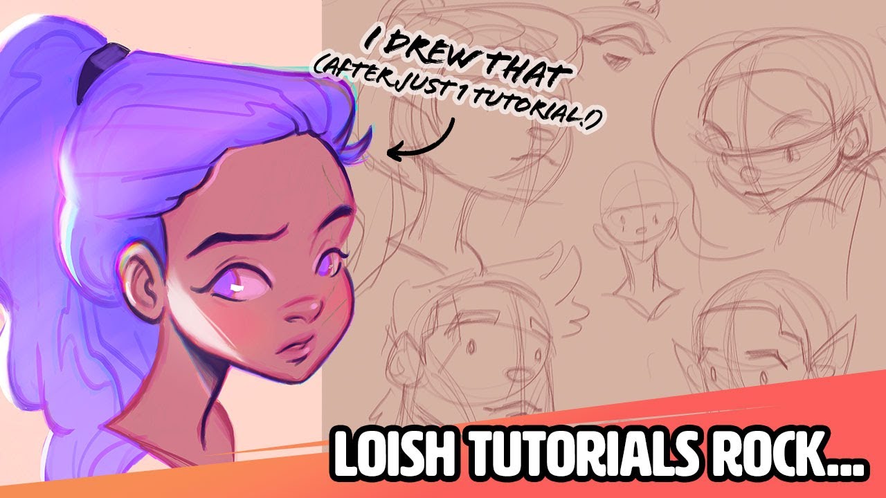 Head/Face Construction Process Tips (What I Learned from Loish)