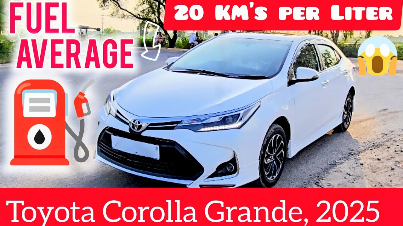 Toyota Grande X 2025 Fuel Average | 20 km's per liter 😱